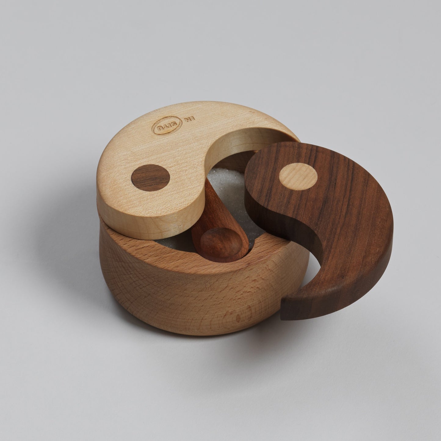 Wooden Yin-Yang Bowl