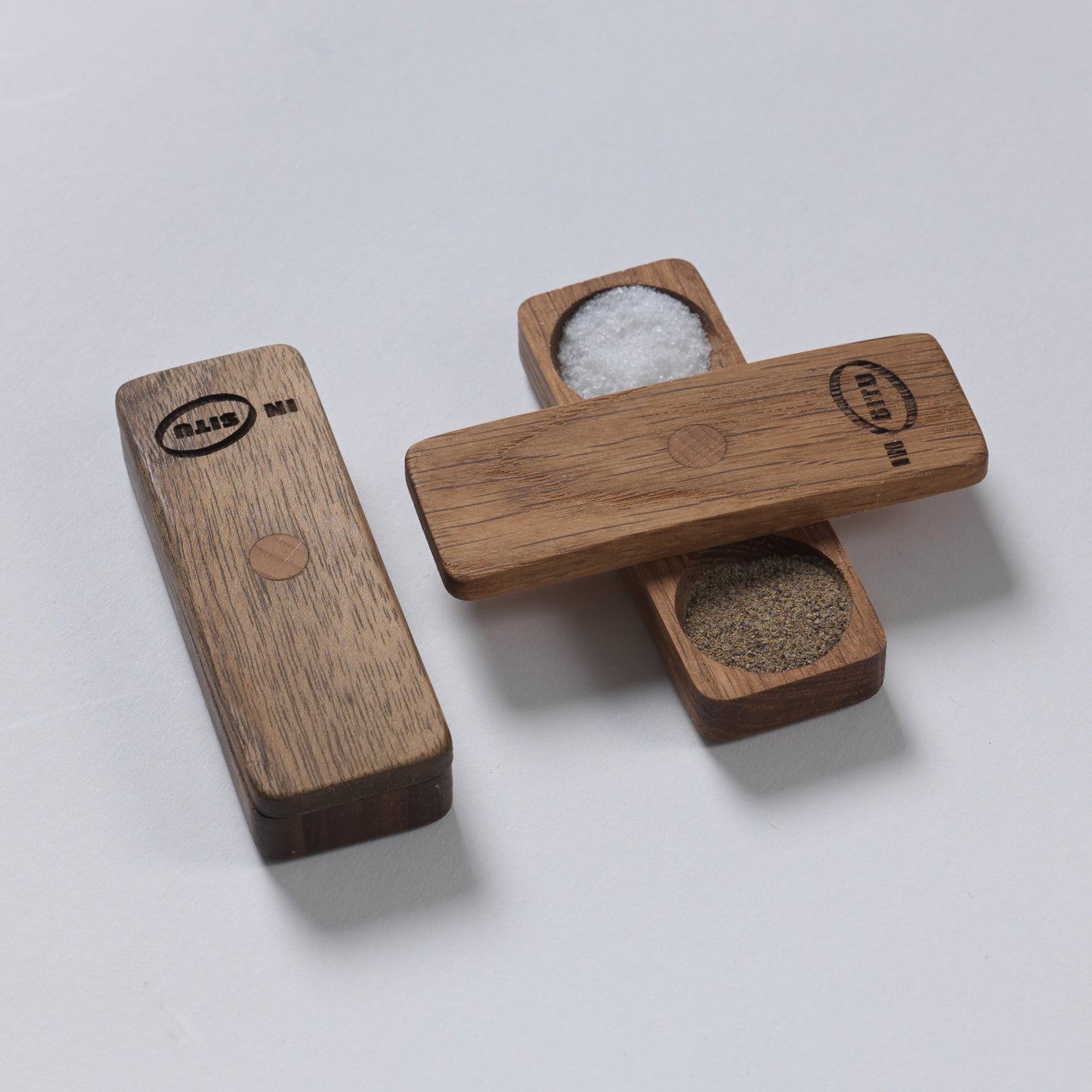 Wooden Pocket Salt Shaker