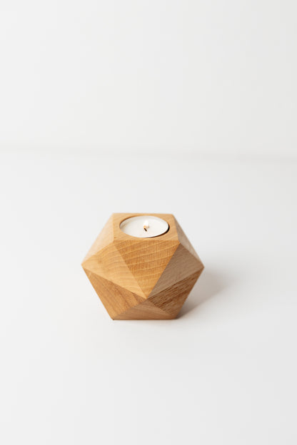 Wooden Candle Holder