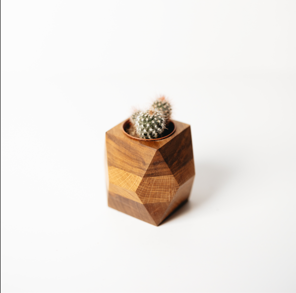 Modern Wooden Vase